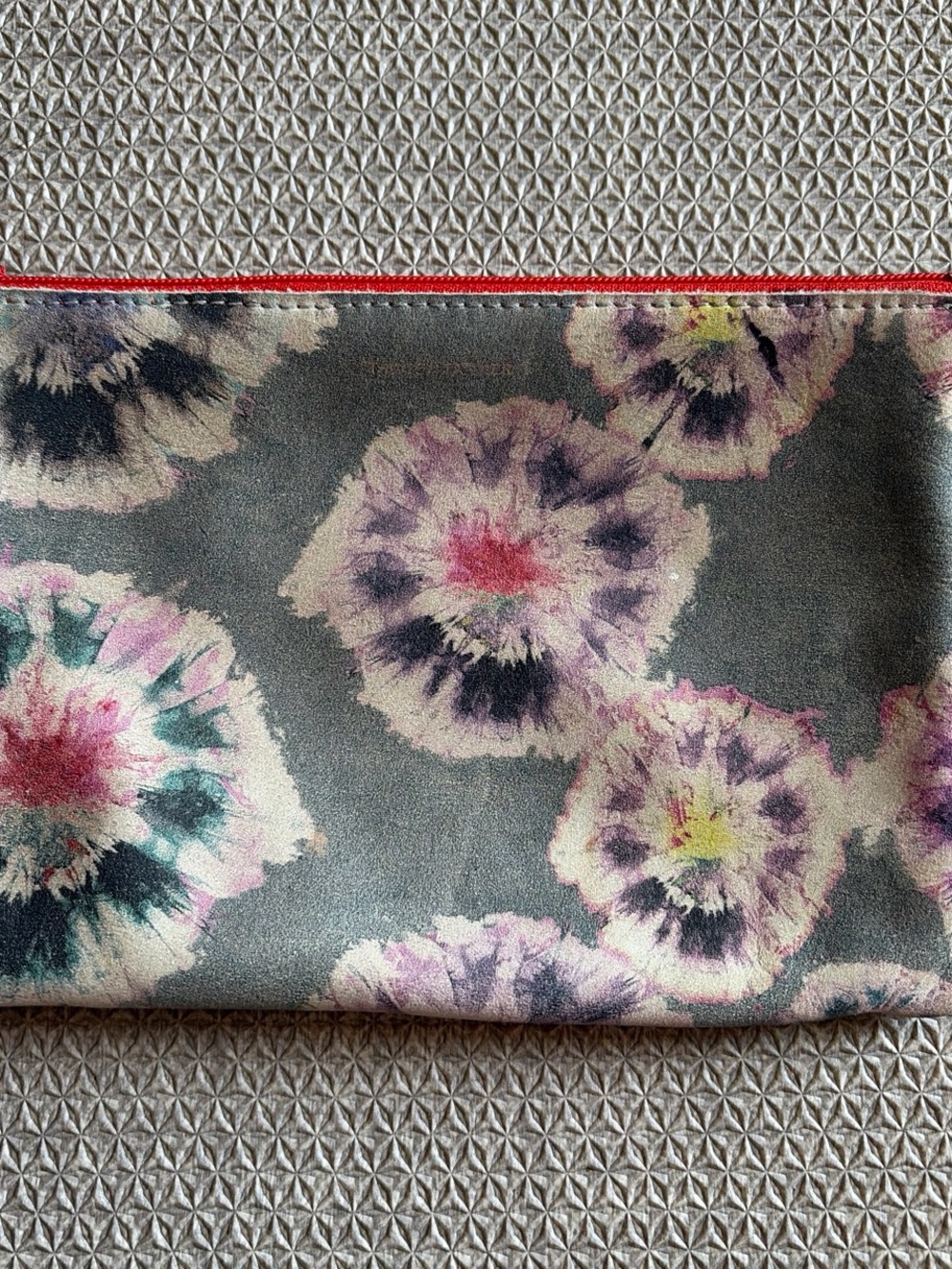 Tracey Tanner Dye Leather Zip Pouch